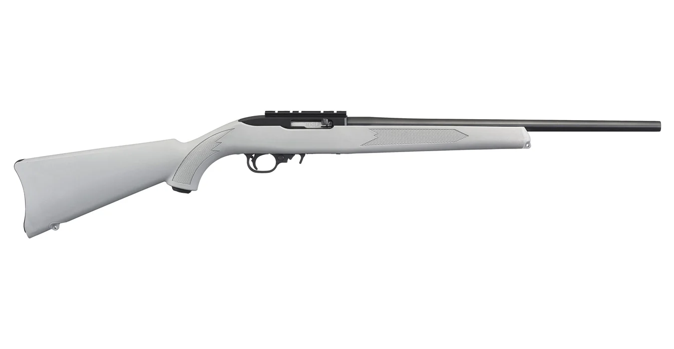 Ruger 10/22 22LR Rimfire Carbine with Gray Synthetic Stock