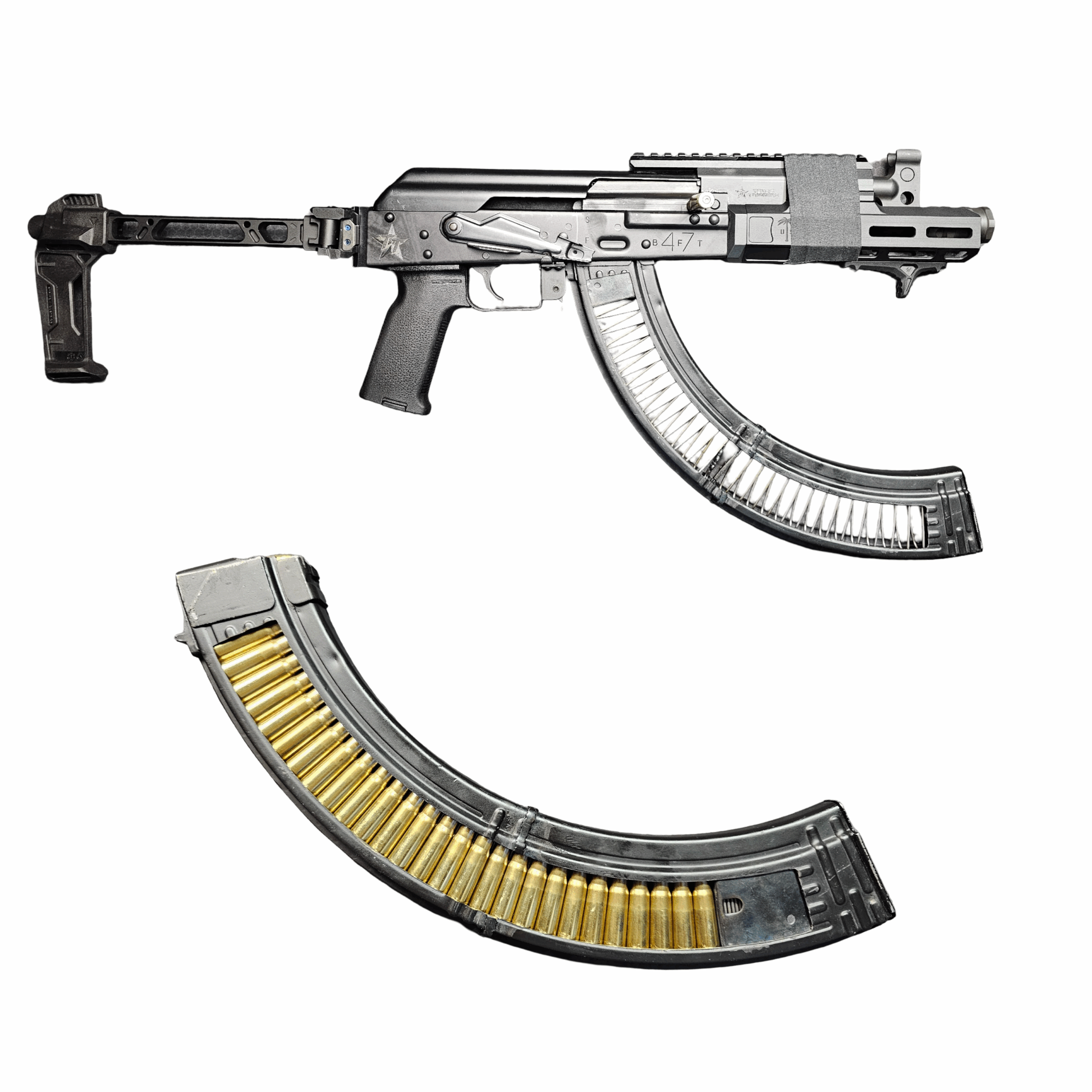 7.62×39 Banana Magazine — Custom Double-Welded, Dual-Window — image 2