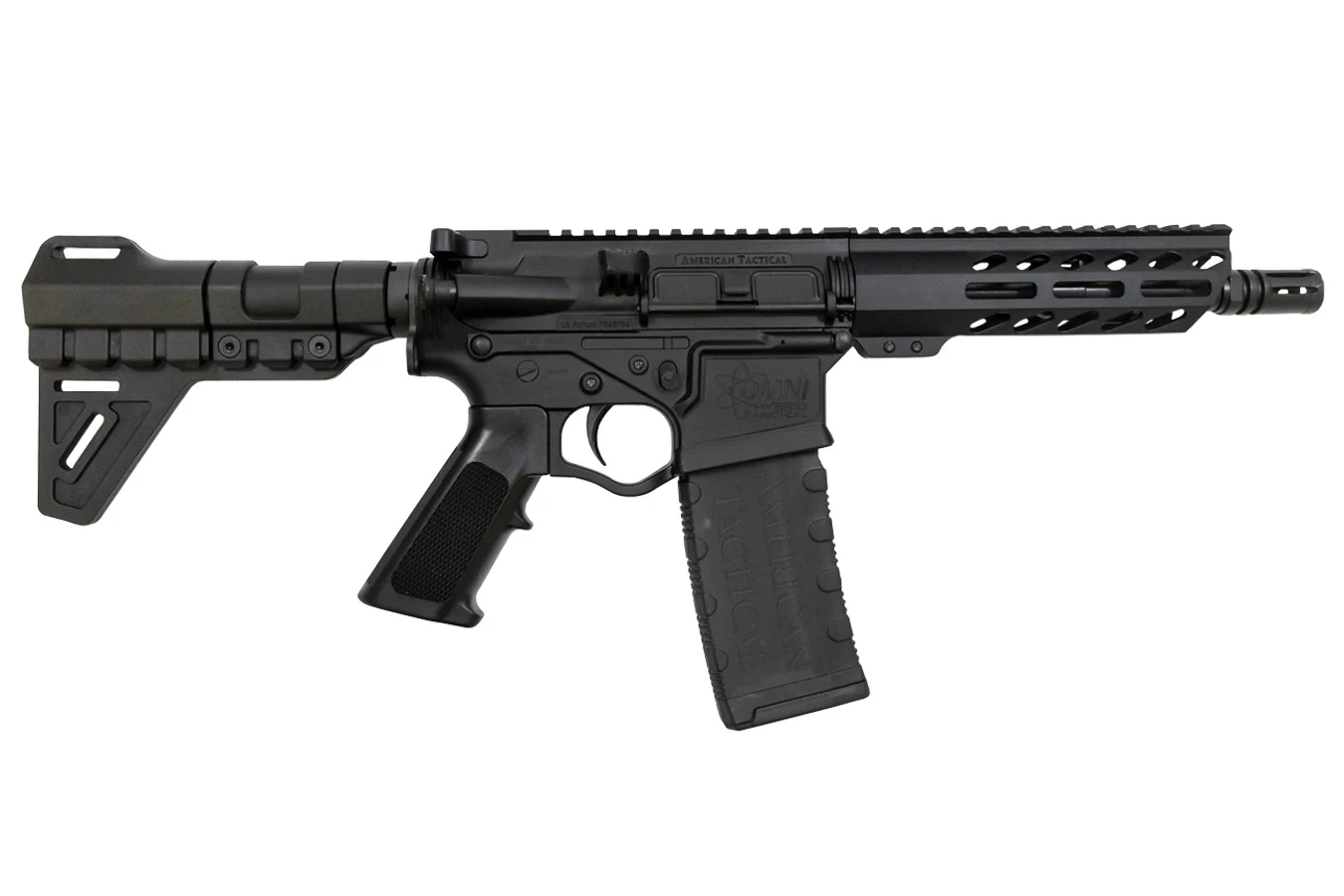 American Tactical Omni Hybrid Maxx 5.56 AR Pistol with FDE Receiver AND Blade Stock