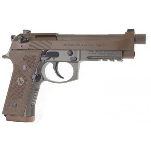 Beretta M9A3 Type F Flat Dark Earth 9mm 5-inch Threaded Barrel 10Rds