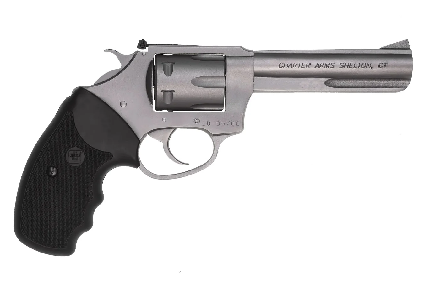 Charter Arms Pathfinder .22LR DA/SA Rimfire Revolver with Stainless