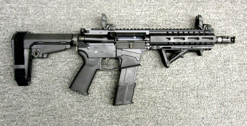 Cmmg Banshee 200 Mk57 5 7x28mm AR Pistol with 8 Inch Barrel AND Stabilizing Brace