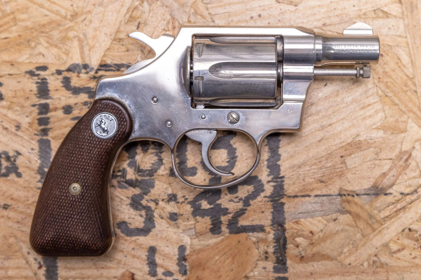 Colt Detective Special .38 SPL Police Trade-In Revolver Nickel Finish