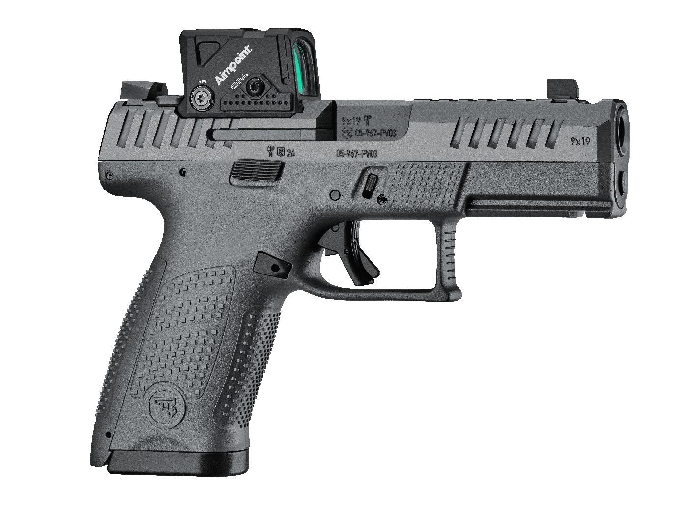 CZ P-10 C Ported COA 9mm Pistol with Aimpoint COA Red Dot