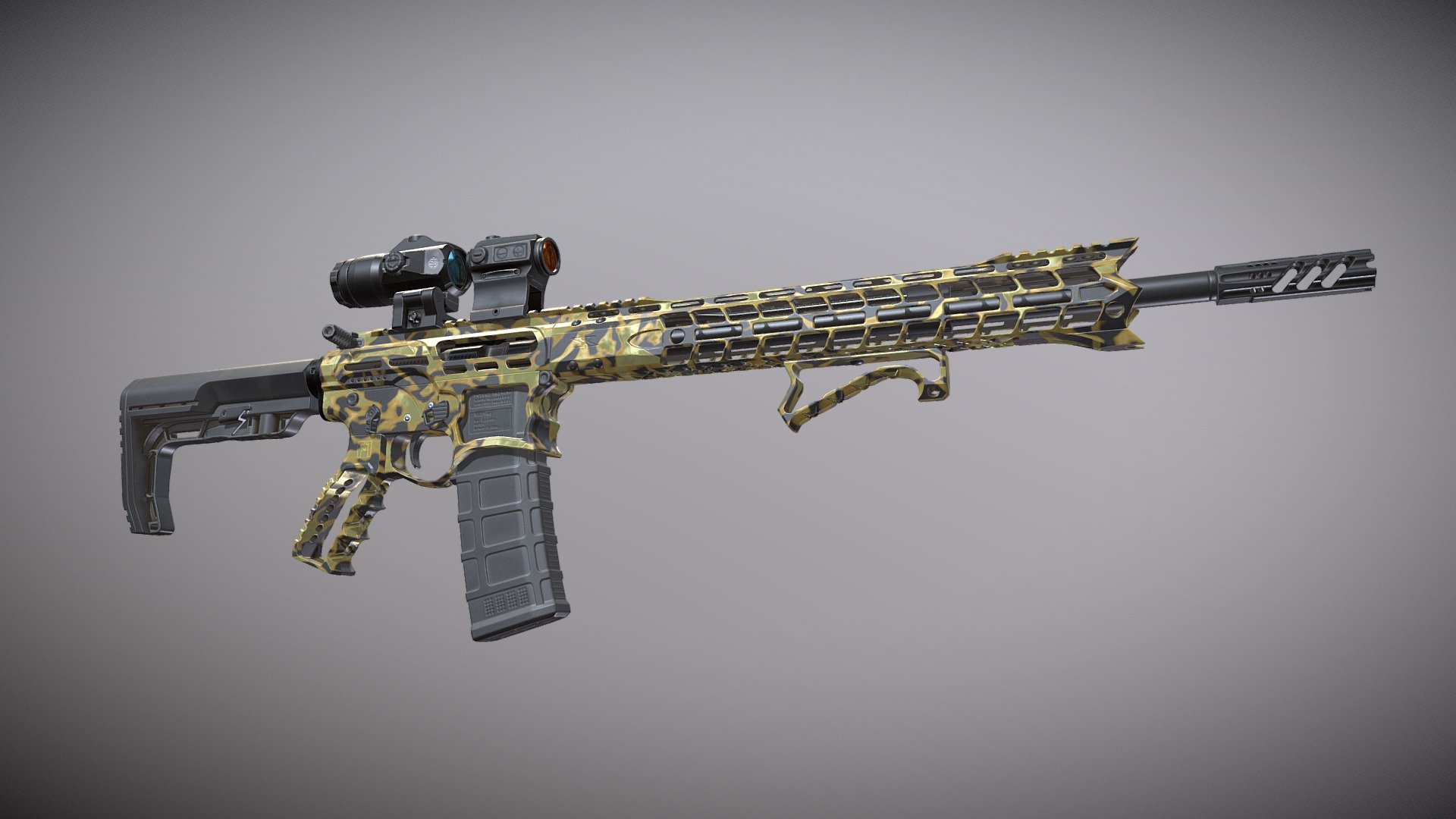 F1 Firearms BDRX-15 16.0" GHK V3 ガスブロ ORGAコンプリートカスタム