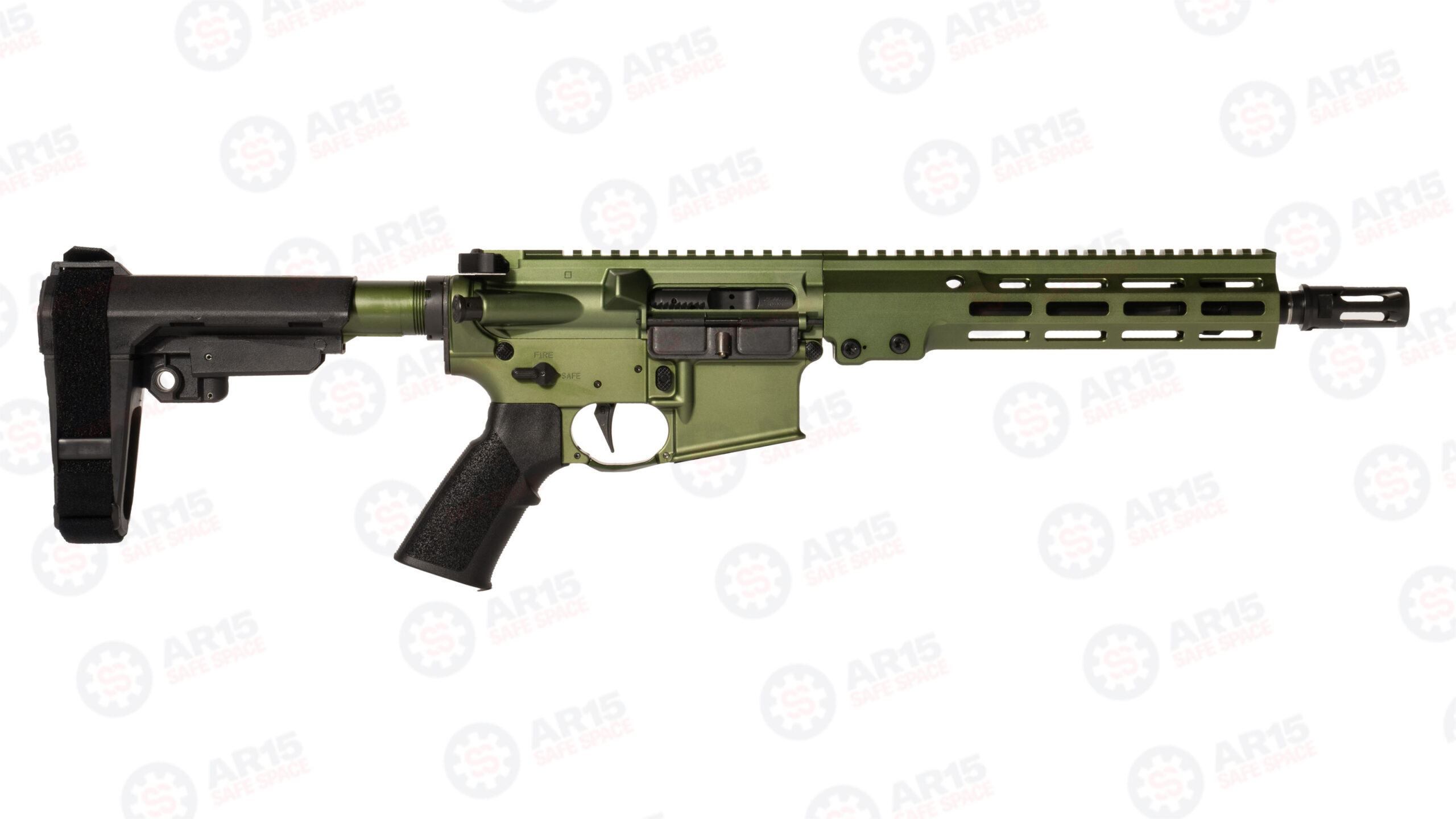 Geissele Super Duty 5.56mm AR-15 Pistol with OD Green