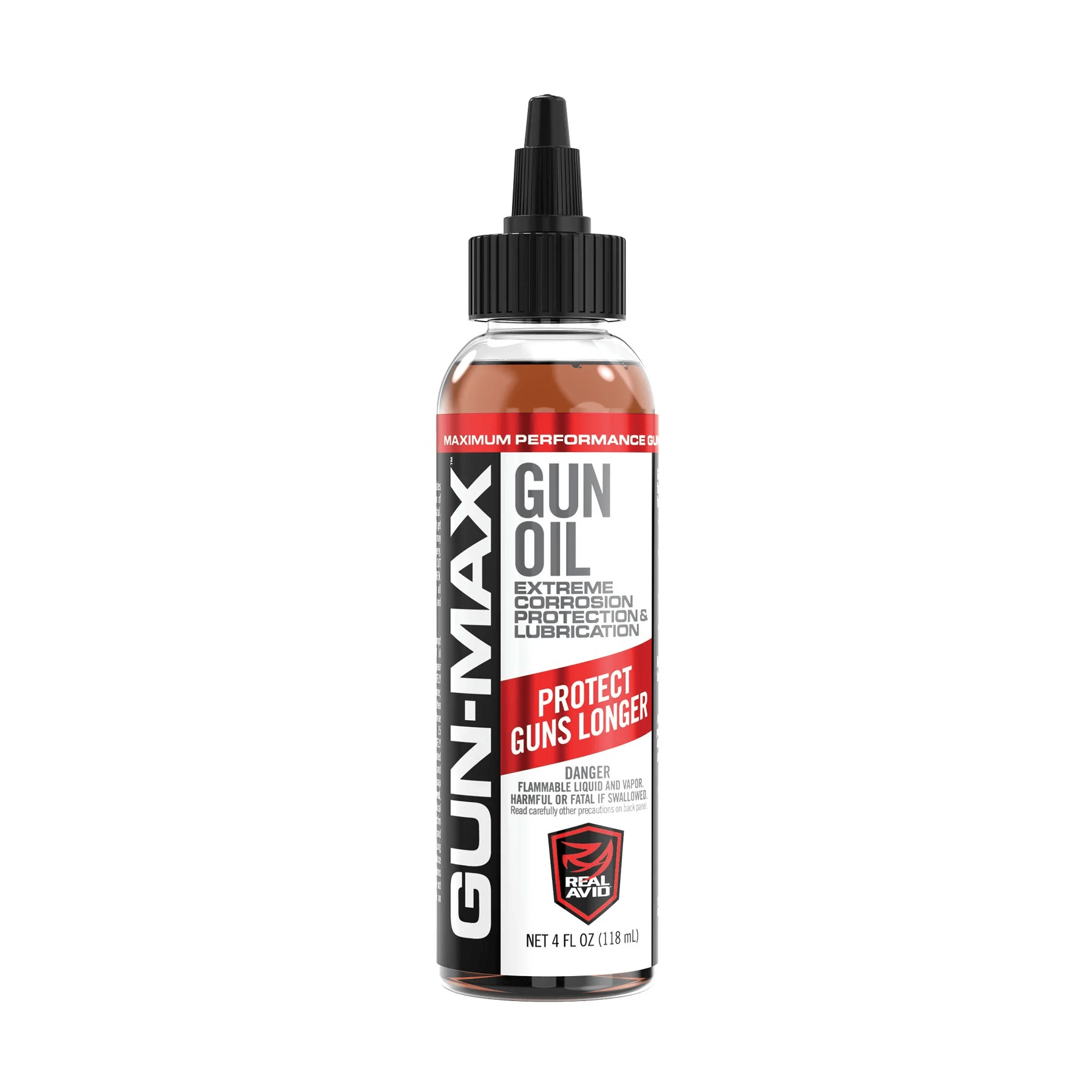 Real-Avid Gun-Max’s Gun Oil – 4 oz Bottle