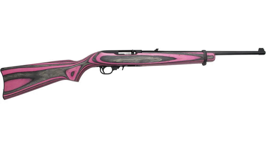 Ruger 10/22 22 LR Rimfire Carbine with Pink and Black