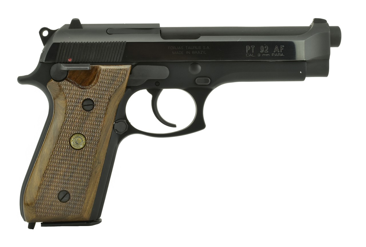 Taurus PT92AF 9mm caliber pistol for sale.