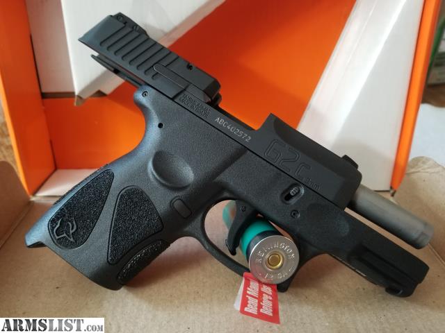 Taurus G2C, 9mm, 3.26" Barrel, 12rd, Black Slide, OD